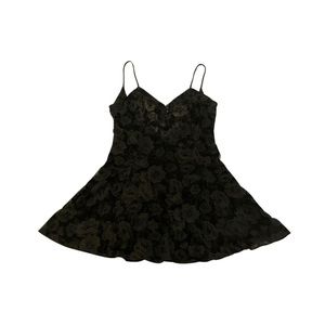 La Senza Vintage Black Floral Baby Doll